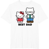 image:imageHello Kitty Best Dad Fathers Day TShirt SmallWhite