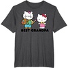 image:imageHello Kitty Best Grandpa TShirtDark Heather Grey