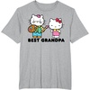 image:imageHello Kitty Best Grandpa TShirtHeather Grey