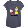 image:imageHello Kitty Best Mom Mothers Day TShirtHeather Blue