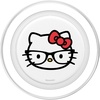 image:imageHello Kitty Big Face Nerd Glasses PopSockets Adhesive PopGripMagnetic PopGrip