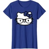 image:imageHello Kitty Black and White Nerd Glasses Short Sleeve TShirtRoyal Blue