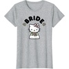 image:imageHello Kitty Bride in Wedding Dress Bridal Wedding TShirtHeather Grey