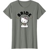 image:imageHello Kitty Bride in Wedding Dress Bridal Wedding TShirtOlive Heather