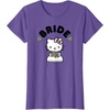 image:imageHello Kitty Bride in Wedding Dress Bridal Wedding TShirtPurple Heather