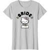image:imageHello Kitty Bride in Wedding Dress Bridal Wedding TShirtSilver Grey