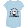 image:imageHello Kitty California Palm Tree Tee Shirt TShirtBaby Blue