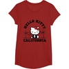 image:imageHello Kitty California Palm Tree Tee Shirt TShirtCranberry Red