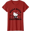 image:imageHello Kitty California Palm Tree Tee Shirt TShirtCranberry Red