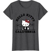 image:imageHello Kitty California Palm Tree Tee Shirt TShirtDark Heather Grey