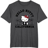 image:imageHello Kitty California Palm Tree Tee Shirt TShirtDark Heather Grey