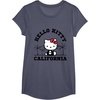 image:imageHello Kitty California Palm Tree Tee Shirt TShirtHeather Blue