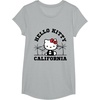 image:imageHello Kitty California Palm Tree Tee Shirt TShirtHeather Grey