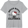image:imageHello Kitty California Palm Tree Tee Shirt TShirtHeather Grey