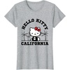 image:imageHello Kitty California Palm Tree Tee Shirt TShirtHeather Grey