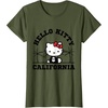 image:imageHello Kitty California Palm Tree Tee Shirt TShirtOlive Green