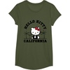 image:imageHello Kitty California Palm Tree Tee Shirt TShirtOlive Green