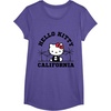 image:imageHello Kitty California Palm Tree Tee Shirt TShirtPurple Heather