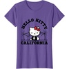 image:imageHello Kitty California Palm Tree Tee Shirt TShirtPurple Heather