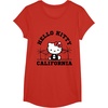 image:imageHello Kitty California Palm Tree Tee Shirt TShirtRed