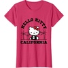 image:imageHello Kitty California Palm Tree Tee Shirt TShirtRed Heather
