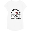 image:imageHello Kitty California Palm Tree Tee Shirt TShirtWhite