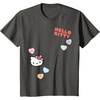 image:imageHello Kitty Candy Hearts Valentine Tee Shirt TShirtAsphalt Grey