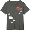 image:imageHello Kitty Candy Hearts Valentine Tee Shirt TShirtAsphalt Grey