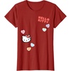 image:imageHello Kitty Candy Hearts Valentine Tee Shirt TShirtCranberry Red