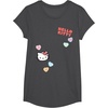 image:imageHello Kitty Candy Hearts Valentine Tee Shirt TShirtDark Heather Grey