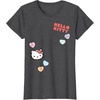 image:imageHello Kitty Candy Hearts Valentine Tee Shirt TShirtDark Heather Grey