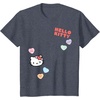 image:imageHello Kitty Candy Hearts Valentine Tee Shirt TShirtHeather Blue