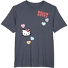 image:imageHello Kitty Candy Hearts Valentine Tee Shirt TShirtHeather Blue