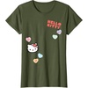 image:imageHello Kitty Candy Hearts Valentine Tee Shirt TShirtOlive Green