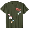 image:imageHello Kitty Candy Hearts Valentine Tee Shirt TShirtOlive Green