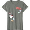 image:imageHello Kitty Candy Hearts Valentine Tee Shirt TShirtOlive Heather