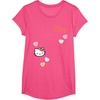image:imageHello Kitty Candy Hearts Valentine Tee Shirt TShirtPink Heather