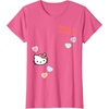 image:imageHello Kitty Candy Hearts Valentine Tee Shirt TShirtPink Heather