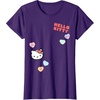 image:imageHello Kitty Candy Hearts Valentine Tee Shirt TShirtPurple