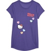image:imageHello Kitty Candy Hearts Valentine Tee Shirt TShirtPurple Heather