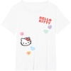 image:imageHello Kitty Candy Hearts Valentine Tee Shirt TShirtWhite
