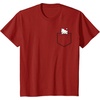 image:imageHello Kitty Chest Pocket TShirtCranberry Red