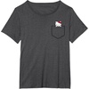 image:imageHello Kitty Chest Pocket TShirtDark Heather Grey