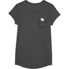 image:imageHello Kitty Chest Pocket TShirtDark Heather Grey