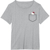 image:imageHello Kitty Chest Pocket TShirtHeather Grey