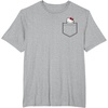 image:imageHello Kitty Chest Pocket TShirtHeather Grey
