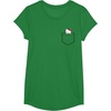 image:imageHello Kitty Chest Pocket TShirtKelly Green