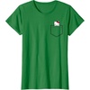 image:imageHello Kitty Chest Pocket TShirtKelly Green