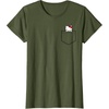 image:imageHello Kitty Chest Pocket TShirtOlive Green