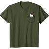 image:imageHello Kitty Chest Pocket TShirtOlive Green